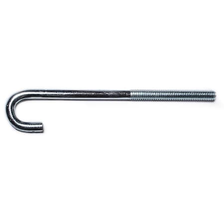 Midwest Fastener 5/16" x 5/8" 6" Zinc Plated Steel Coarse Thread J-Bolts 20PK 51049